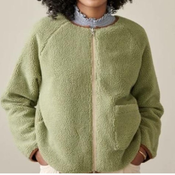 Reversible bomber jacket- size 2 (medium) NWT - Picture 1 of 13